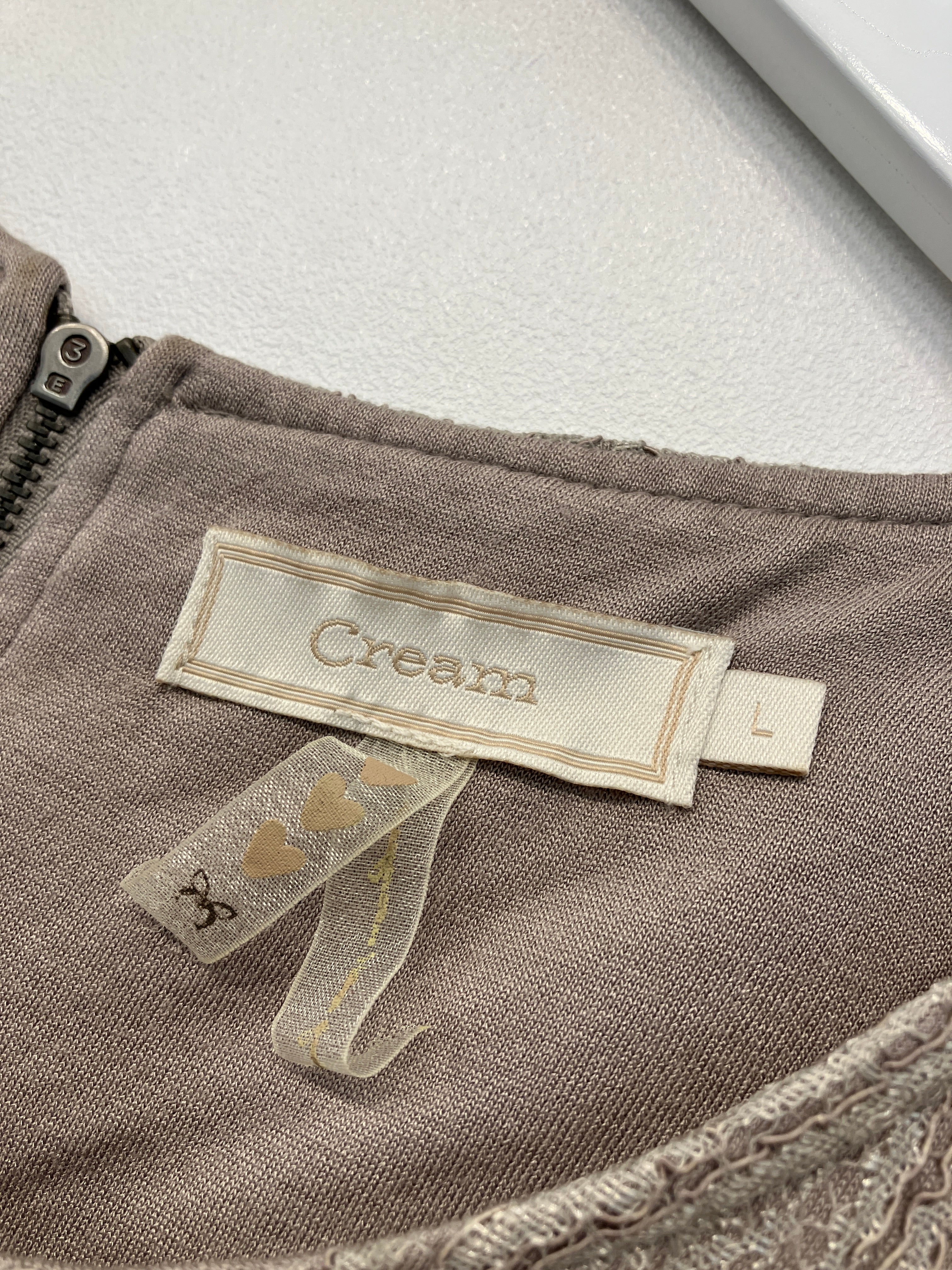 Cream Kjole